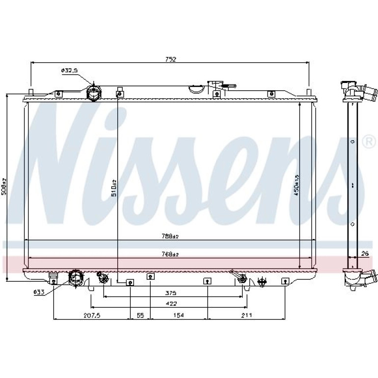 Wasserkühler PKW 69477 Wasserkühler PKW 69477