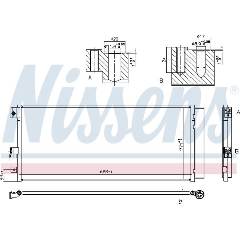 Kondensator PKW 940791 Kondensator PKW 940791