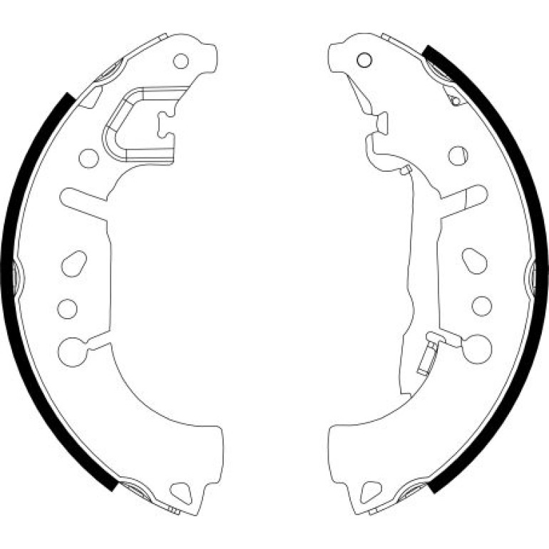 Bremsbackensatz 91081500 Bremsbackensatz 91081500