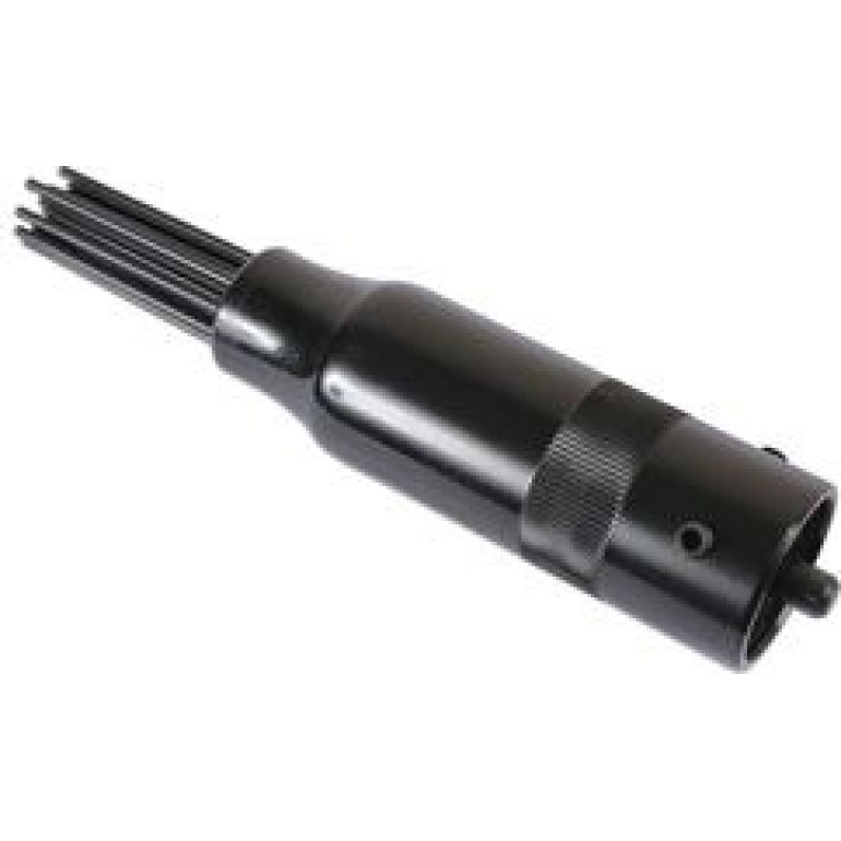 Nadelentrosteraufsatz für Pneumatikhammer, 19-teilig, VIBRO SYSTEM LSR 6413 Nadelentrosteraufsatz für Pneumatikhammer, 19-teilig, VIBRO SYSTEM LSR 6413