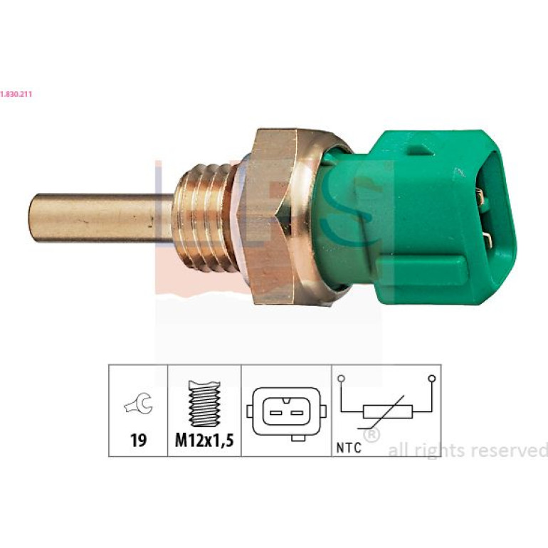 Sensor, Kühlmitteltemperatur 1.830.211 Sensor, Kühlmitteltemperatur 1.830.211