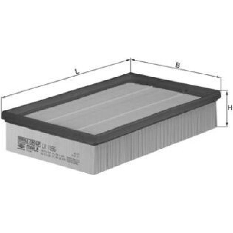 MAHLE Luftfilter LX 1596 MAHLE Luftfilter LX 1596