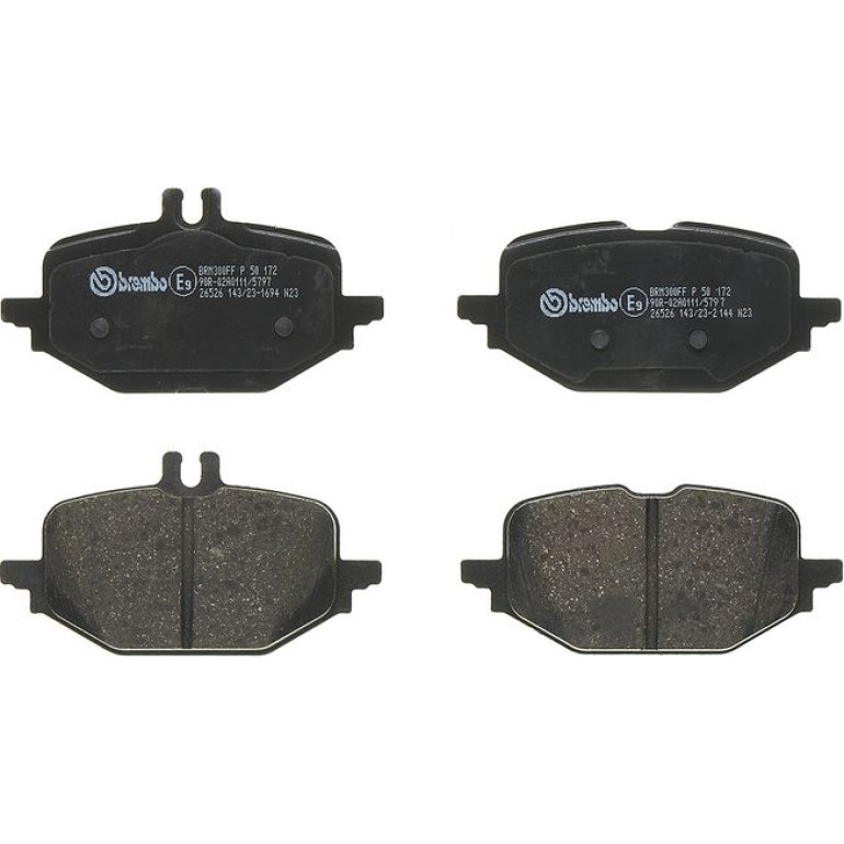 BREMBO Bremsklötze HA P 50 172 BREMBO Bremsklötze HA P 50 172