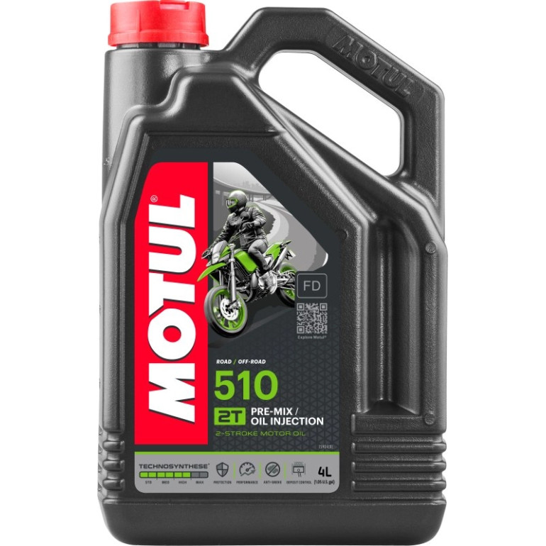 Motul 510 2T FD Road / Off Road 4 Liter 104030 Motul 510 2T FD Road / Off Road 4 Liter 104030