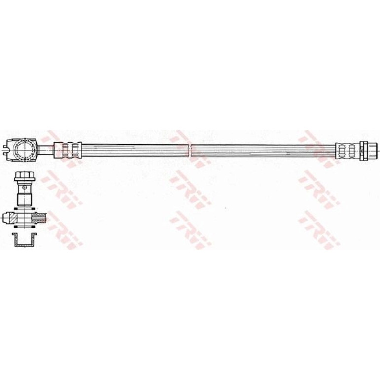 Bremsschlauch HA li/re PHD484