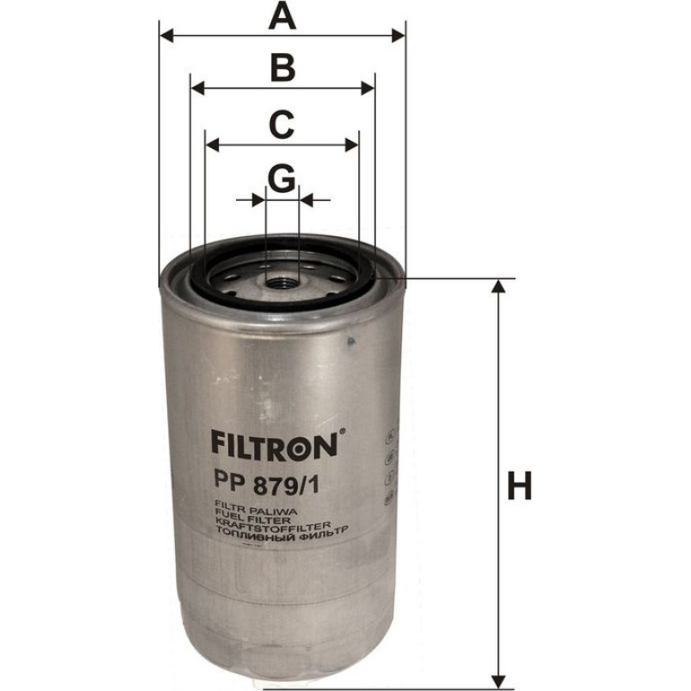 FILTRON Kraftstofffilter PP 879/1 FILTRON Kraftstofffilter PP 879/1