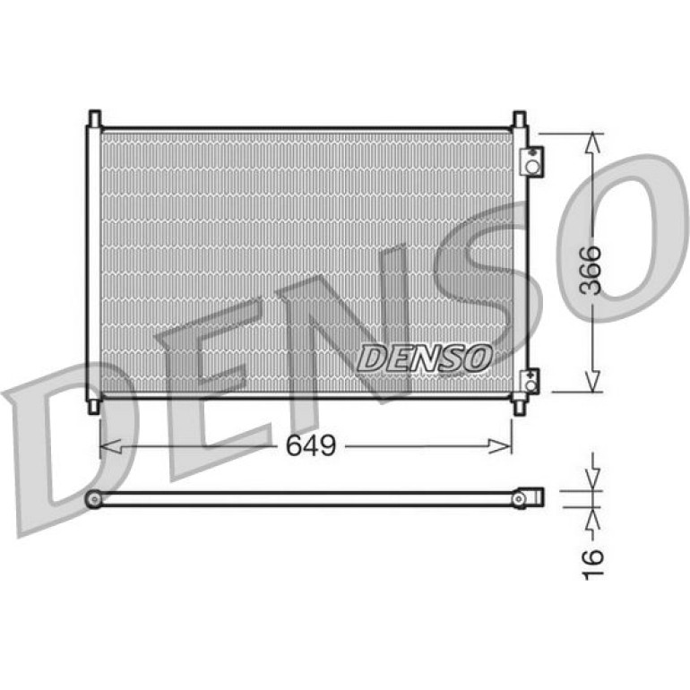 DENSO Klimaanlagenkühler DCN40006 DENSO Klimaanlagenkühler DCN40006