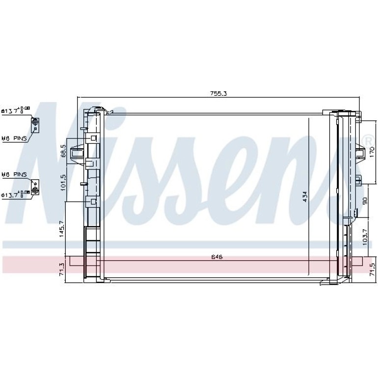 Kondensator PKW 940322 Kondensator PKW 940322