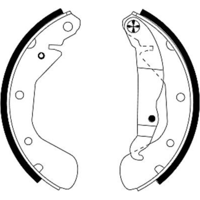 Bremsbacken Opel Astra Combi 91044900 Bremsbacken Opel Astra Combi 91044900