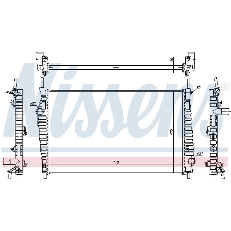Wasserkühler PKW 69247 Wasserkühler PKW 69247