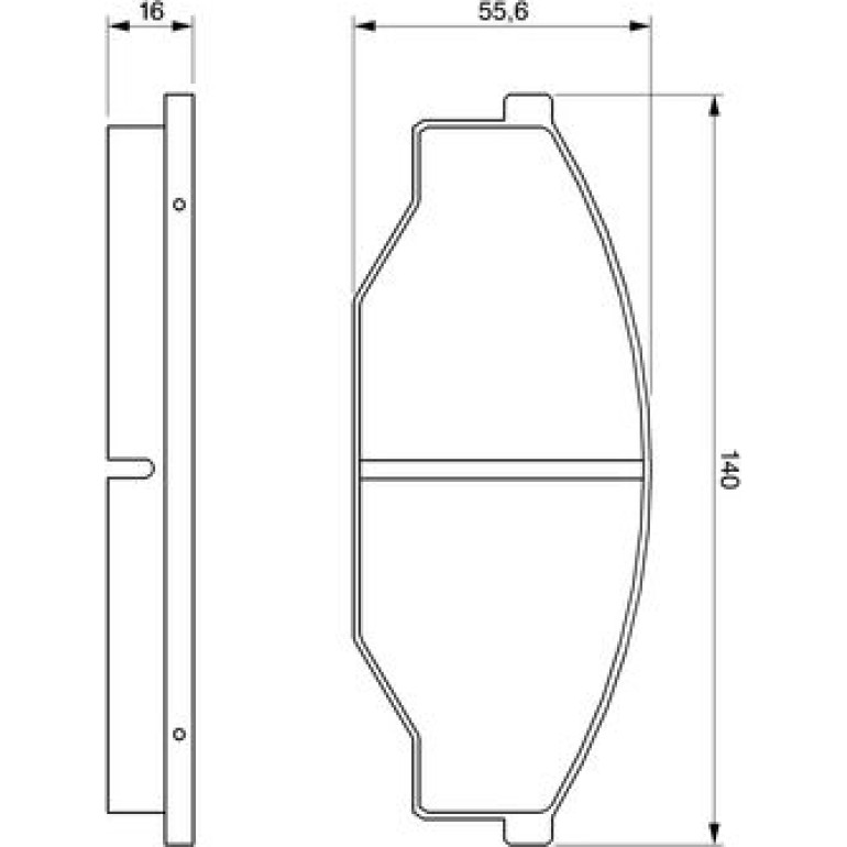 Bosch Bremsbelagsatz 0 986 424 382 Bosch Bremsbelagsatz 0 986 424 382