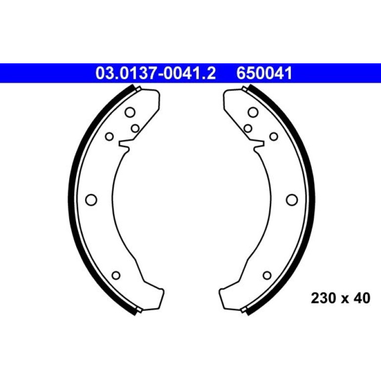 Bremsbackensatz 03.0137-0041.2 Bremsbackensatz 03.0137-0041.2