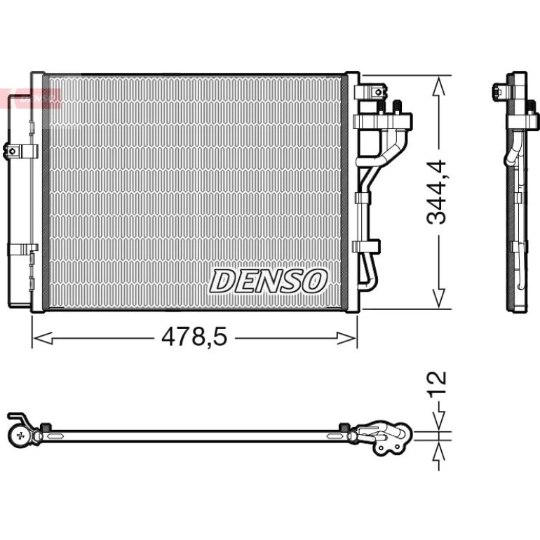 DENSO Kondensator, Klimaanlage DCN43006 DENSO Kondensator, Klimaanlage DCN43006