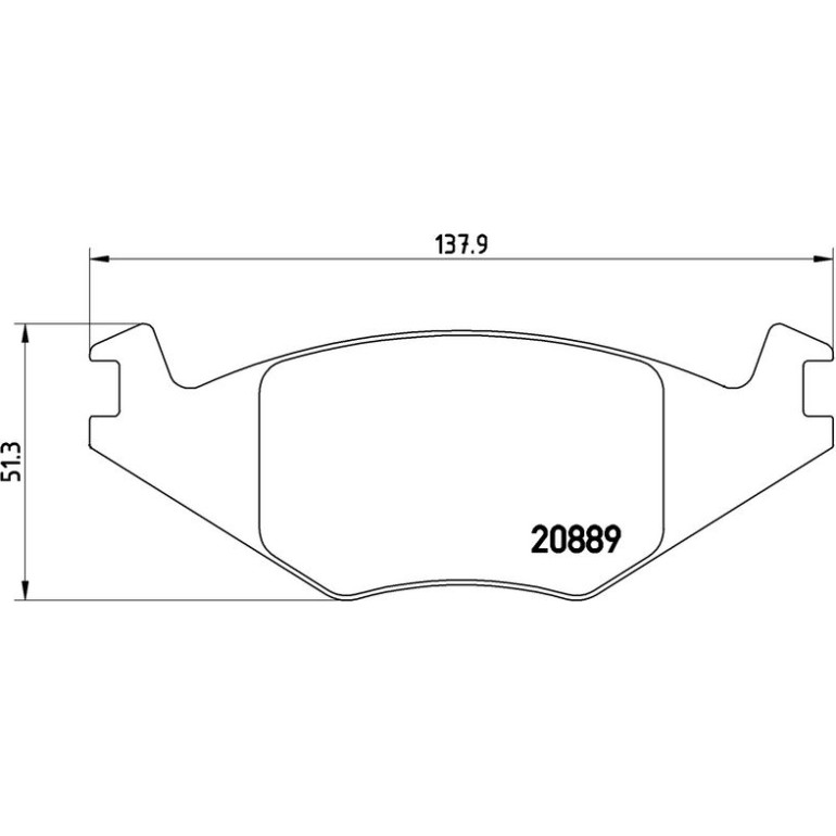 BREMBO Bremsklötze VA P 85 019