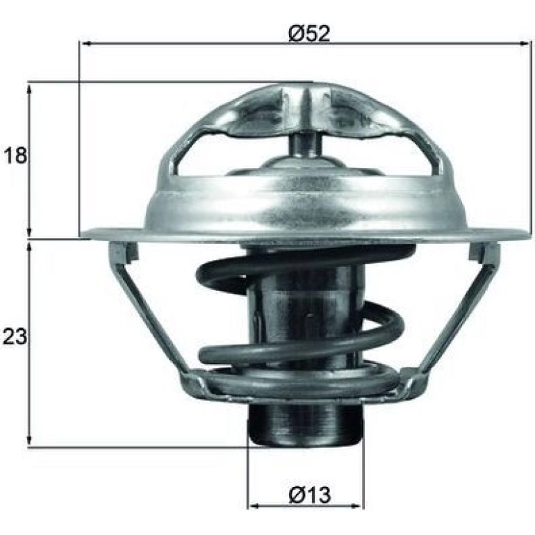 Thermostateinsatz mit Dichtung TX 175 95D Thermostateinsatz mit Dichtung TX 175 95D