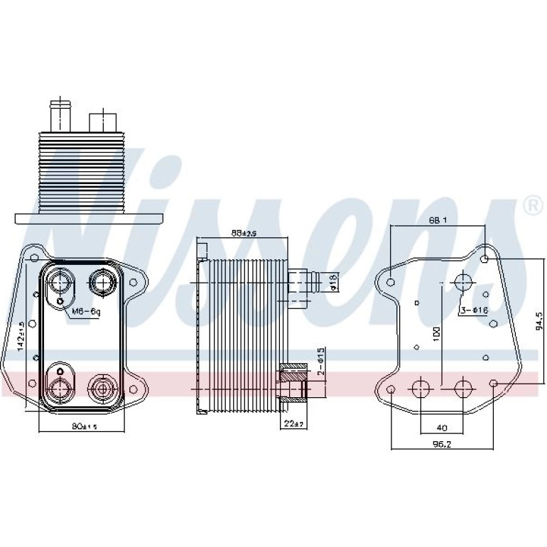 Ölkühler PKW 90832