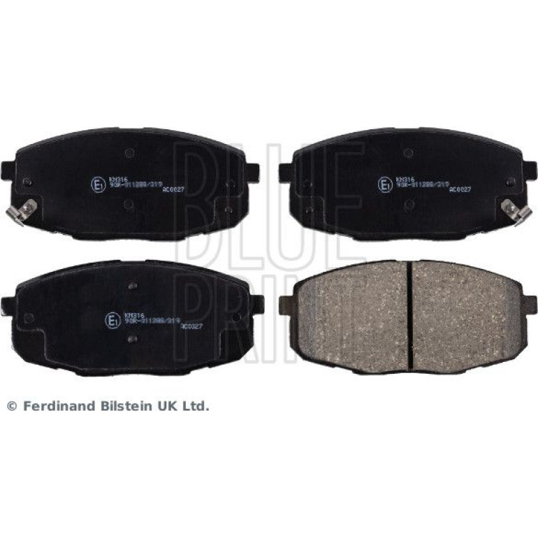 Bremsbelagsatz Kia P. Cee'D 1,4-2,0 Cvvt/Crdi 06 ADG04261 Bremsbelagsatz Kia P. Cee'D 1,4-2,0 Cvvt/Crdi 06 ADG04261