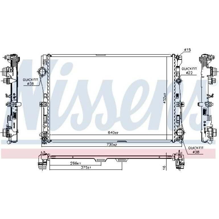 Wasserkühler PKW 627029 Wasserkühler PKW 627029