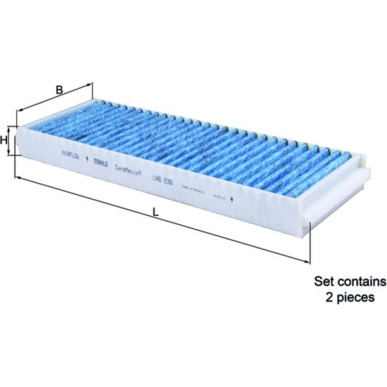 MAHLE Filter, Innenraumluft LAO 239/S MAHLE Filter, Innenraumluft LAO 239/S
