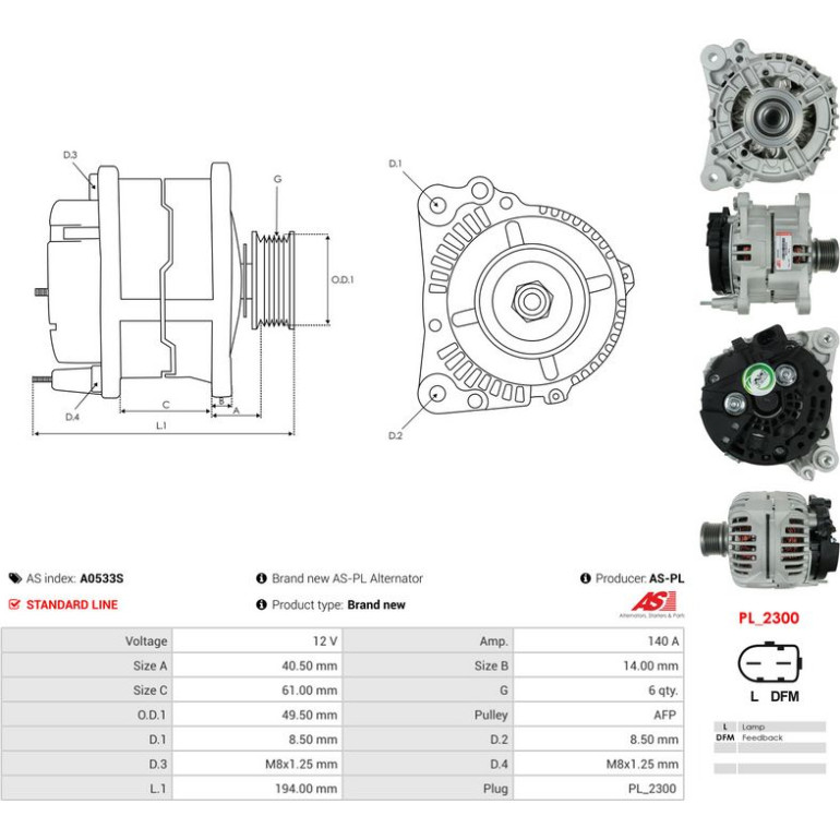 Generator A0533S Generator A0533S