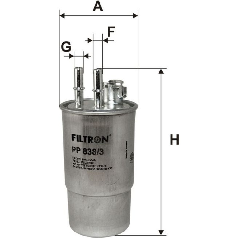 FILTRON Kraftstofffilter PP 838/3 FILTRON Kraftstofffilter PP 838/3