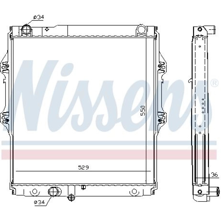 Wasserkühler PKW 64698