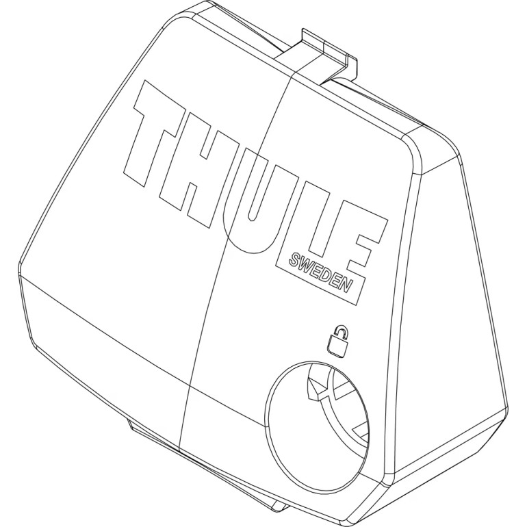 Thule Evo Raised Rail- Front cover 1500052985 Thule Evo Raised Rail- Front cover 1500052985