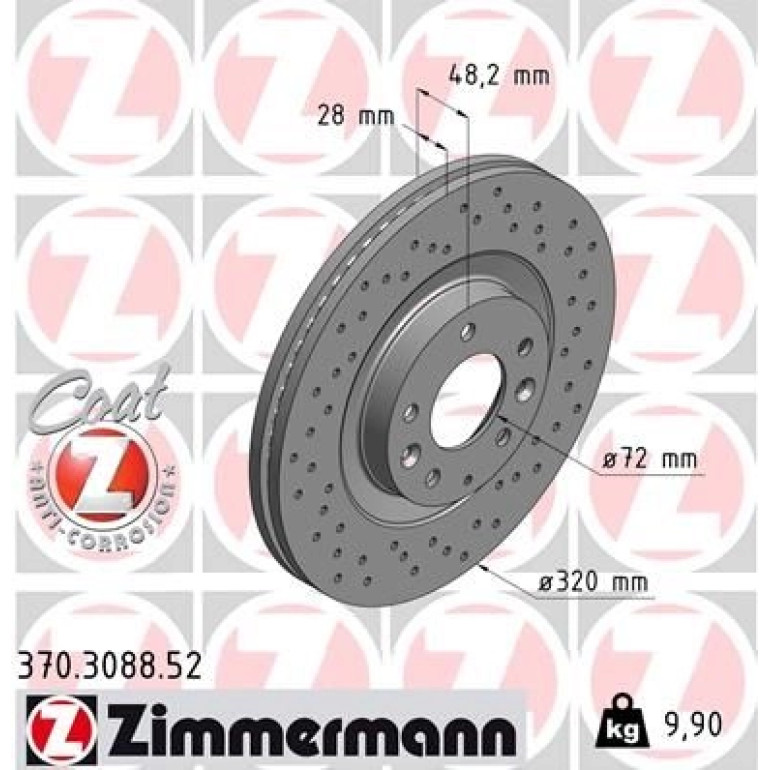 Bremsscheibe VA Sport 370.3088.52 Bremsscheibe VA Sport 370.3088.52
