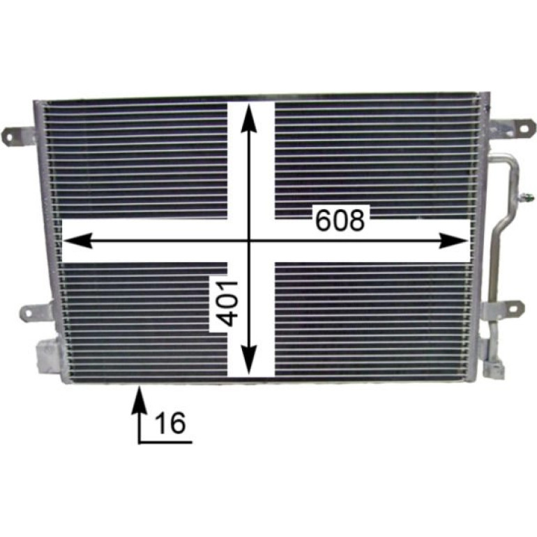 Kondensator, Klimaanlage AC 807 000S Kondensator, Klimaanlage AC 807 000S
