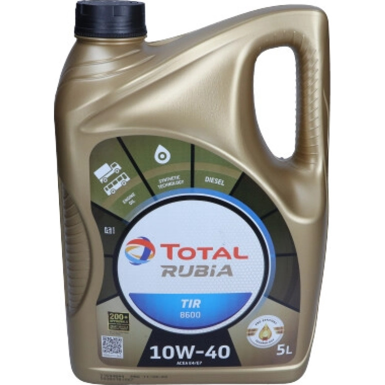 Total Rubia TIR 8600 10W-40 5 Liter 2213670 Total Rubia TIR 8600 10W-40 5 Liter 2213670