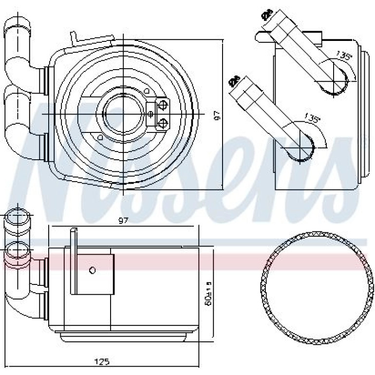 Ölkühler PKW 90695