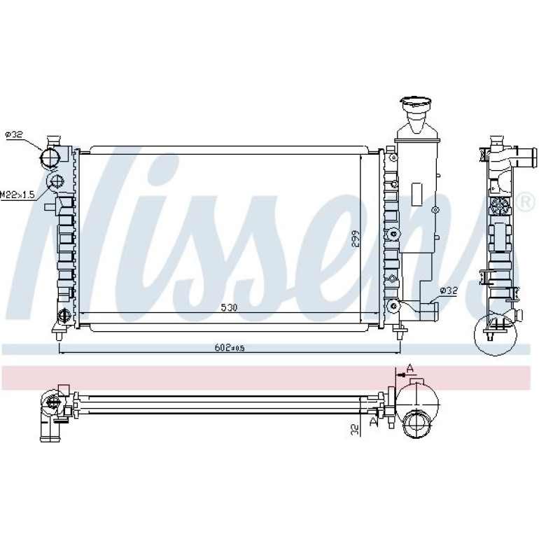 Wasserkühler PKW 61347 Wasserkühler PKW 61347