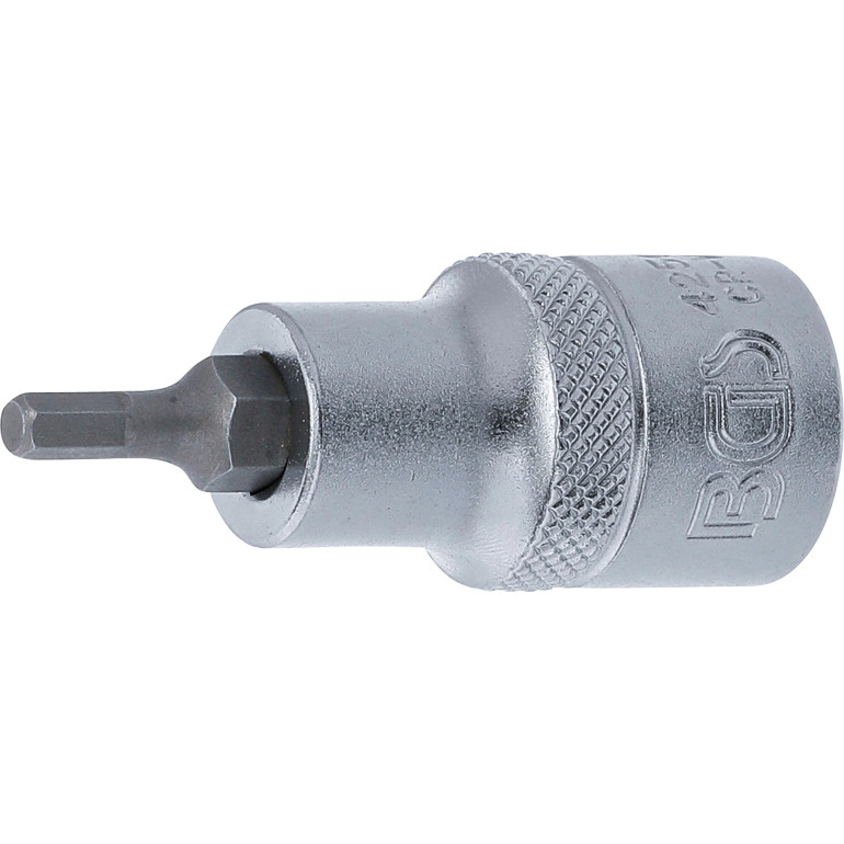 BGS Bit-Einsatz Antrieb Innenvierkant 12,5 mm (1/2 ) Innensechskant 4 mm 4250 BGS Bit-Einsatz Antrieb Innenvierkant 12,5 mm (1/2 ) Innensechskant 4 mm 4250