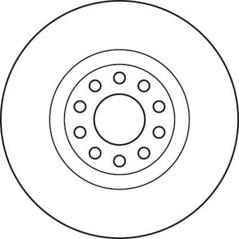 12 481 050 Bremsscheibe VA DF6060S 12 481 050 Bremsscheibe VA DF6060S