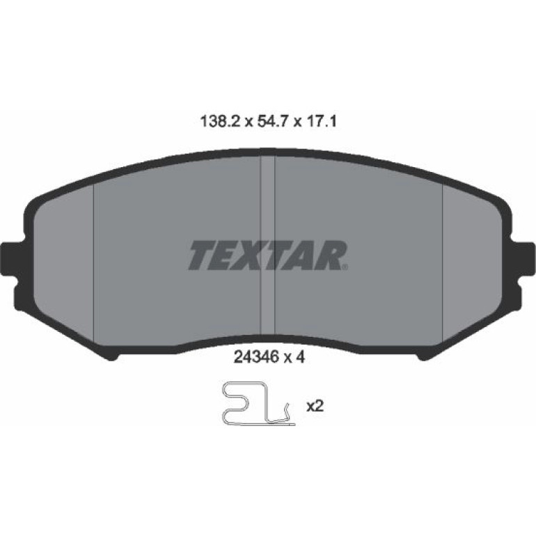 Bremsbelagsatz Suzuki P. Grand Vitara 05 2434601