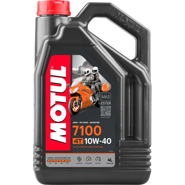 Motul 7100 Road / Off Road /Adventure 4T MA2 10W-40 4 Liter 104092 Motul 7100 Road / Off Road /Adventure 4T MA2 10W-40 4 Liter 104092