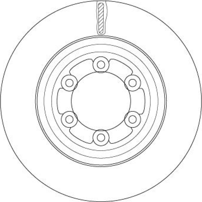 Bremsscheibe HA DF6736S