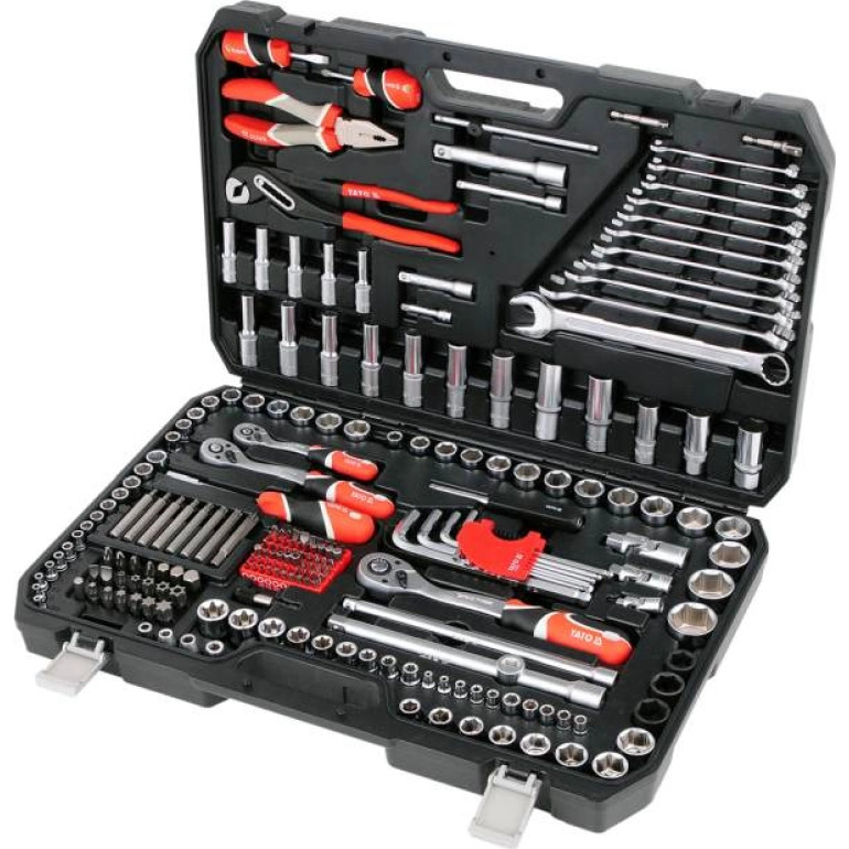 Steckschlüsselsatz Xxl Typ2 1/2 + 3/8 + 1/4 225-Tlg YT-38941 Steckschlüsselsatz Xxl Typ2 1/2 + 3/8 + 1/4 225-Tlg YT-38941