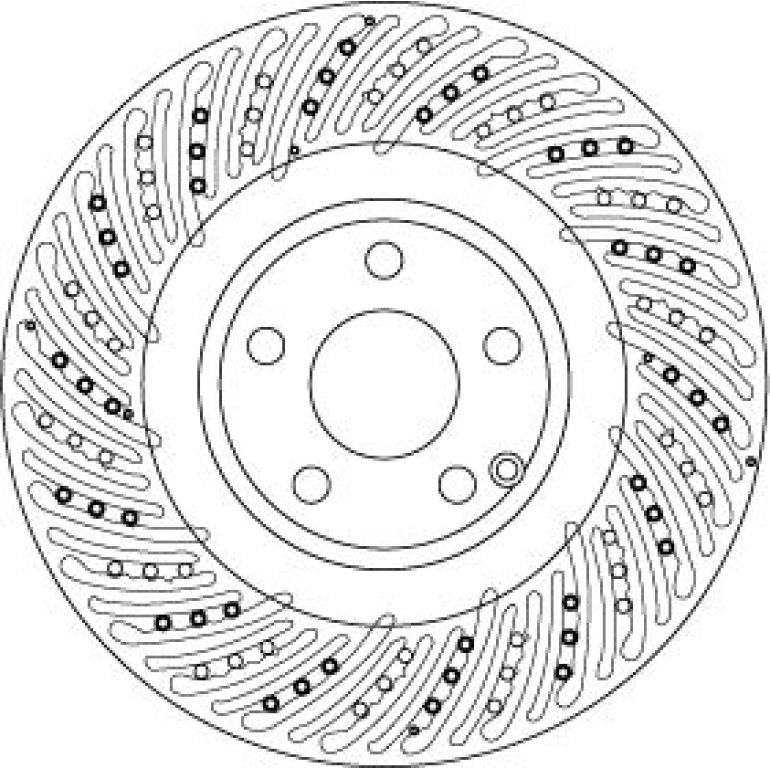 15 481 181 Bremsscheibe VA DF6674S 15 481 181 Bremsscheibe VA DF6674S