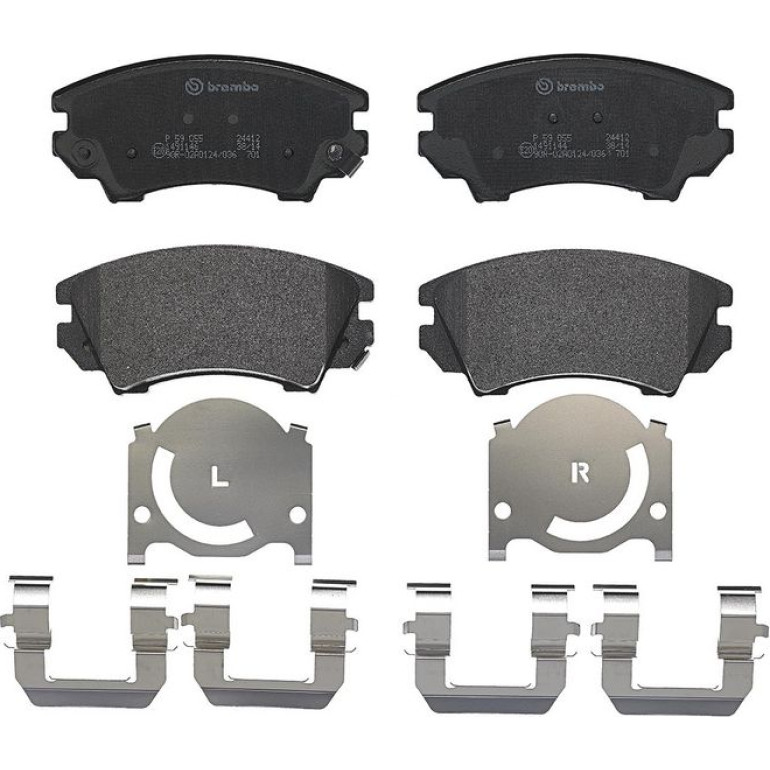 BREMBO Bremsklötze VA P 59 055 BREMBO Bremsklötze VA P 59 055
