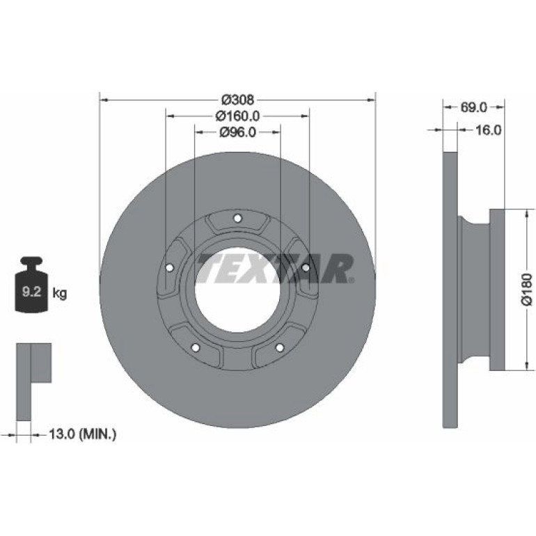 Bremsscheibe 92292603 Bremsscheibe 92292603