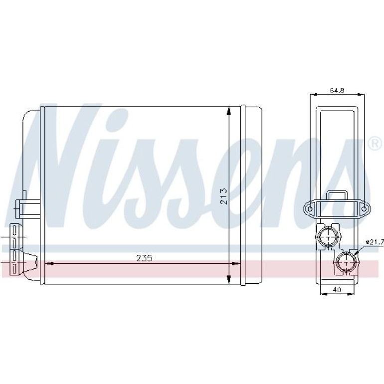 NISSENS Heizkörper 73641 NISSENS Heizkörper 73641