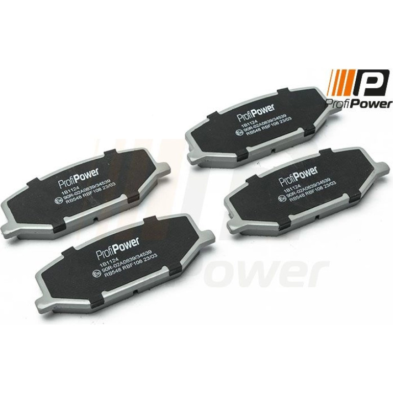 PROFIPOWER Bremsbelagsatz, Scheibenbremse 1B1124 PROFIPOWER Bremsbelagsatz, Scheibenbremse 1B1124