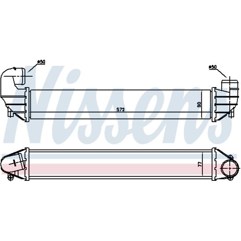 Ladeluftkühler PKW 96634