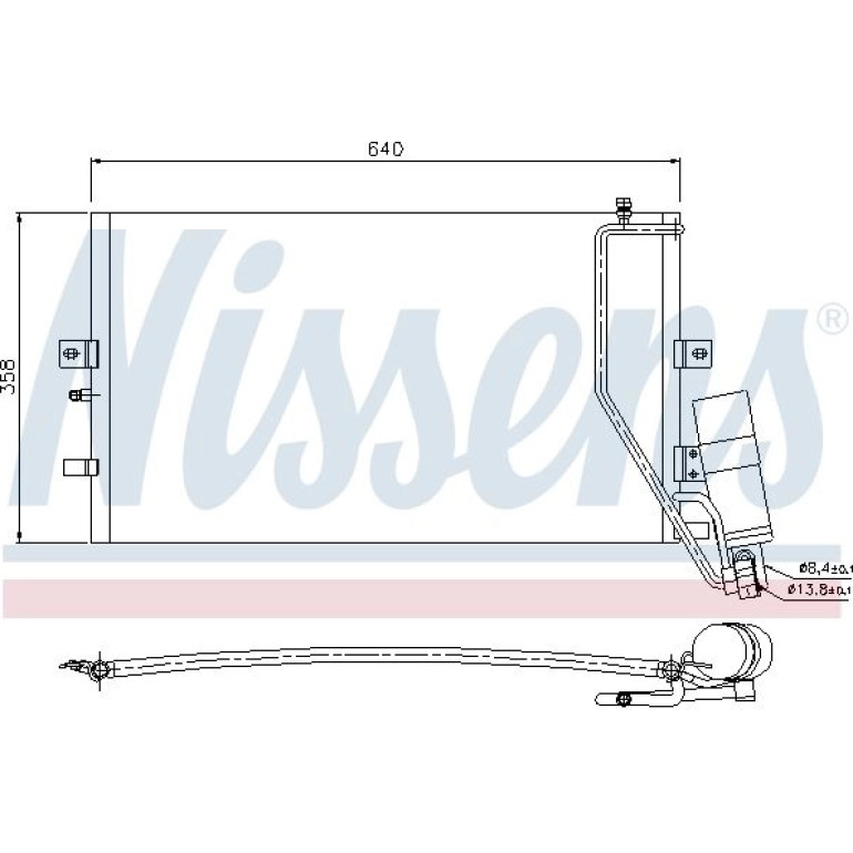 Kondensator PKW 94862 Kondensator PKW 94862