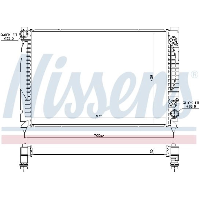 Wasserkühler PKW 60316 Wasserkühler PKW 60316