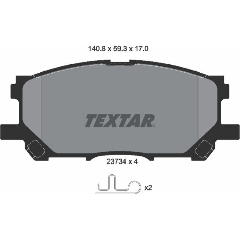Bremsbelagsatz Toyota P. Lexus Rx300 03 2373401 Bremsbelagsatz Toyota P. Lexus Rx300 03 2373401