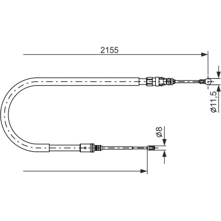 Handbremsseil 1987477994 Handbremsseil 1987477994