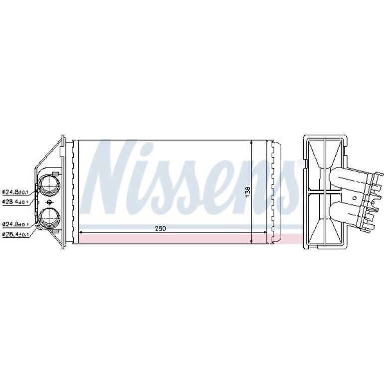 Heizkühler PKW 72944 Heizkühler PKW 72944