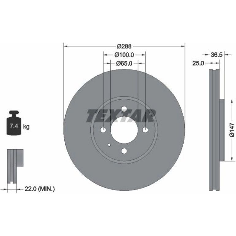 Bremsscheibe 92302303 Bremsscheibe 92302303